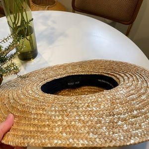 Gigi Pip Faye Short Straw Boater Hat